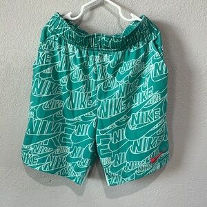 Nike Teal Logo Shorts